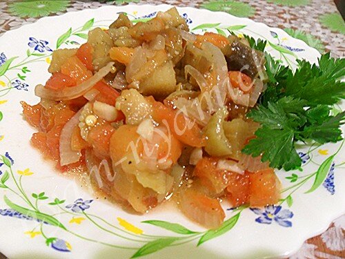 Овощной гриль-салат
